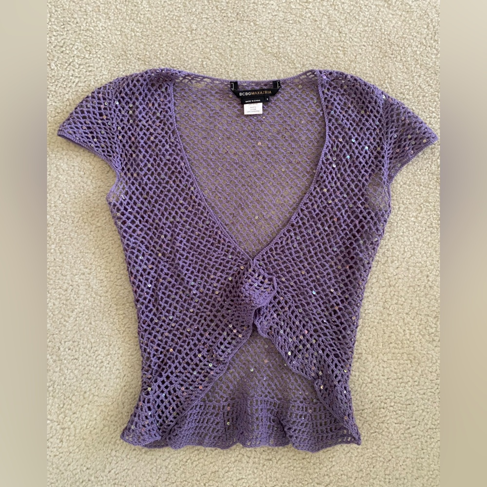 BCBG Max Aria cropped cardigan